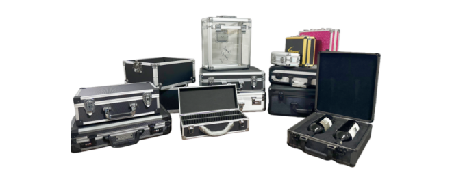 What Customization Options Are Available For The Aluminum Cases?