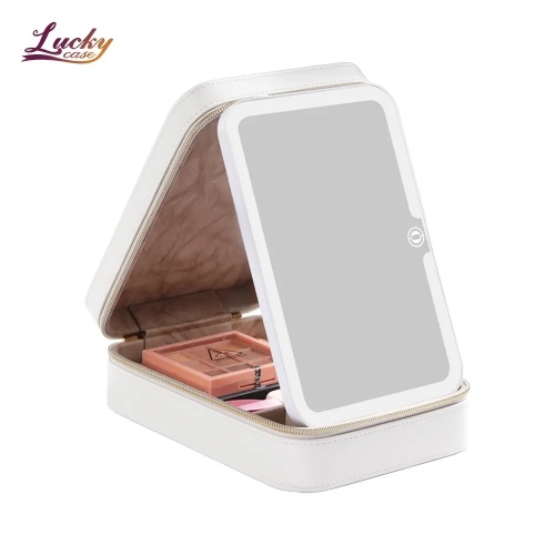 makeup bag with LED mirror makeup bag with LED mirror